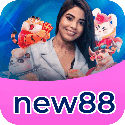 Interface do aplicativo new88 mostrando jogos disponíveis no iOS e Android